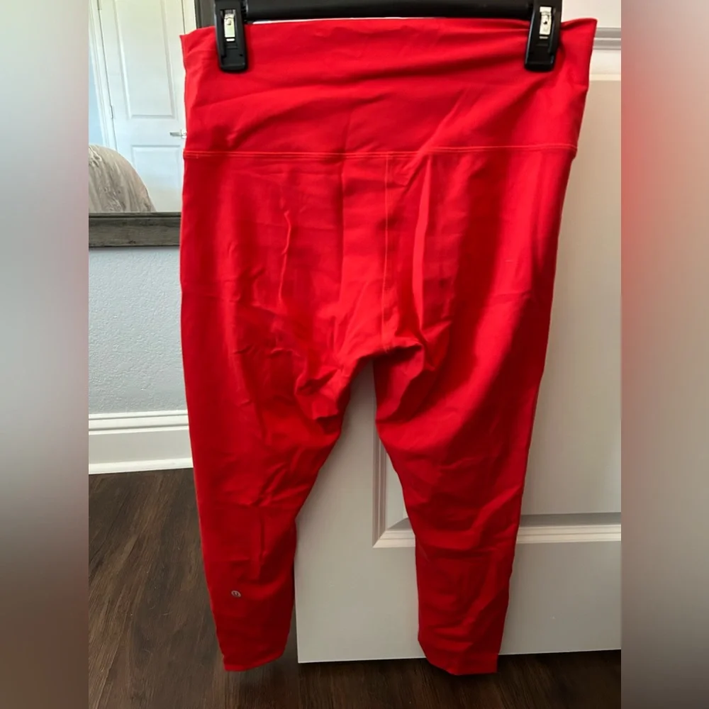 lululemon athletica Red High-Rise Leggings